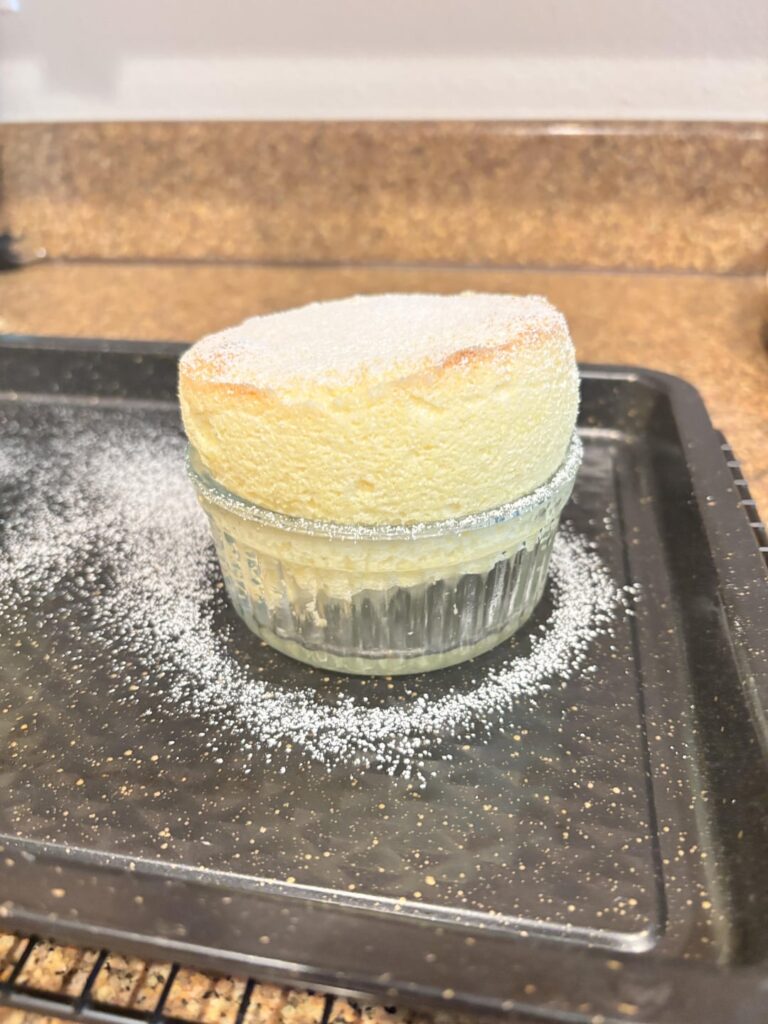 i made soufflé for the first time.