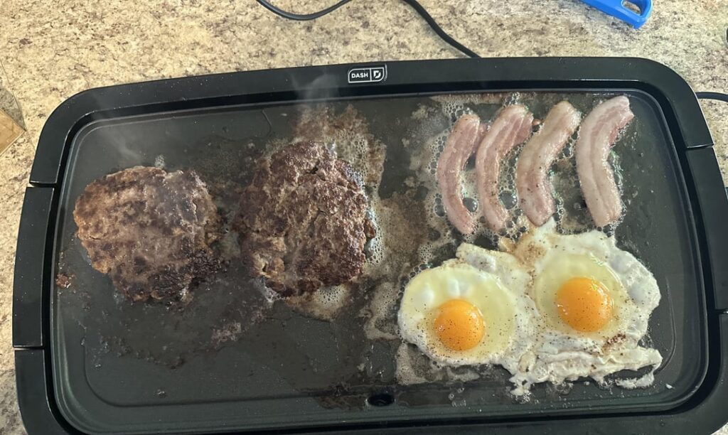 Who else grew up eating burgers with sliced bread?