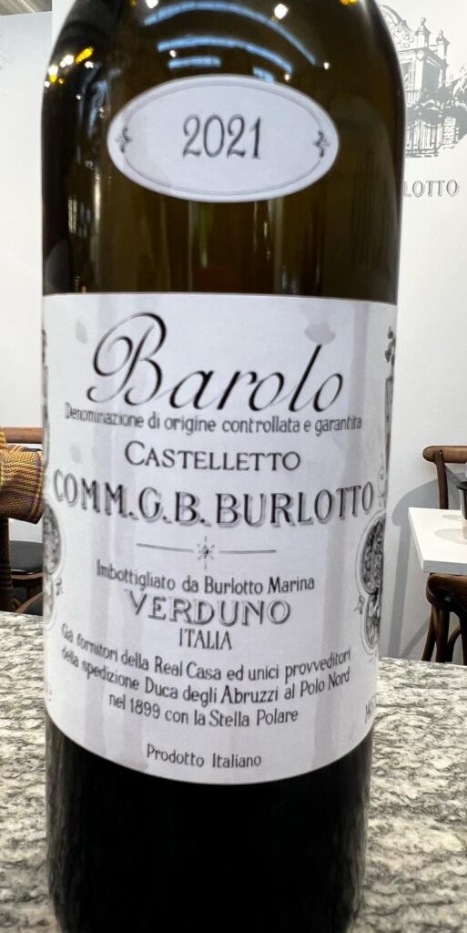 Barolo Castelletto 2021 – Com m. G.B. Burlotto: Barolo Castelletto 2021 – Com m. G.B. Burlotto:
