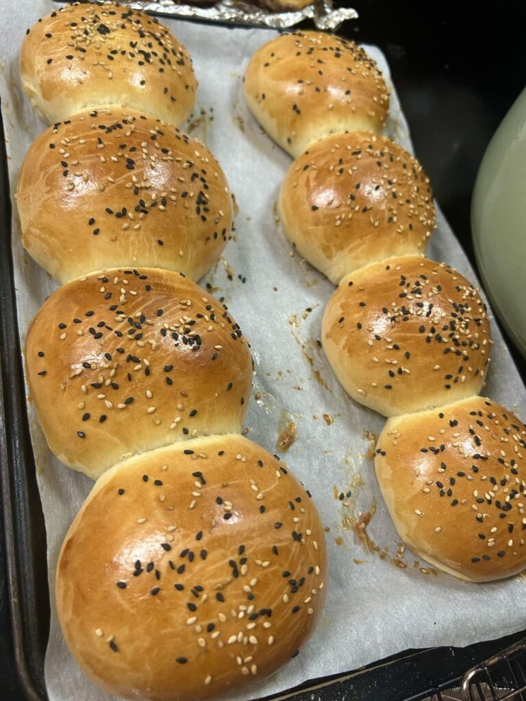I made buns for chicken sandwiches for the first time
