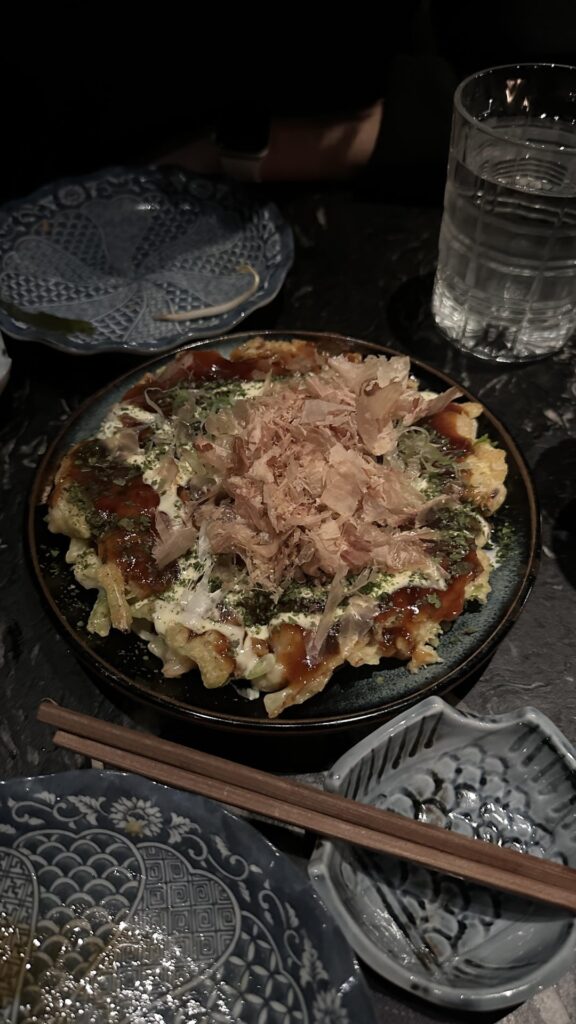 How many calories in this seafood okonomiyaki
