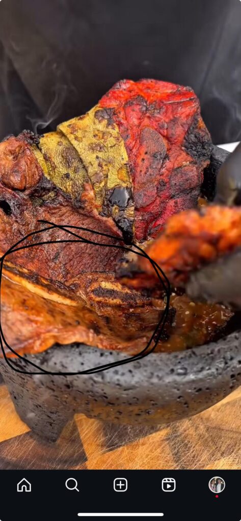 What is this specific cut (circled) called? I see it all the time in Mexican foods.