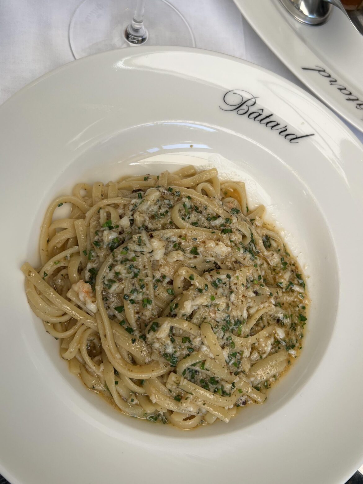 Spanner crab linguine