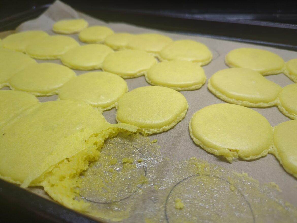 1st try on macarons