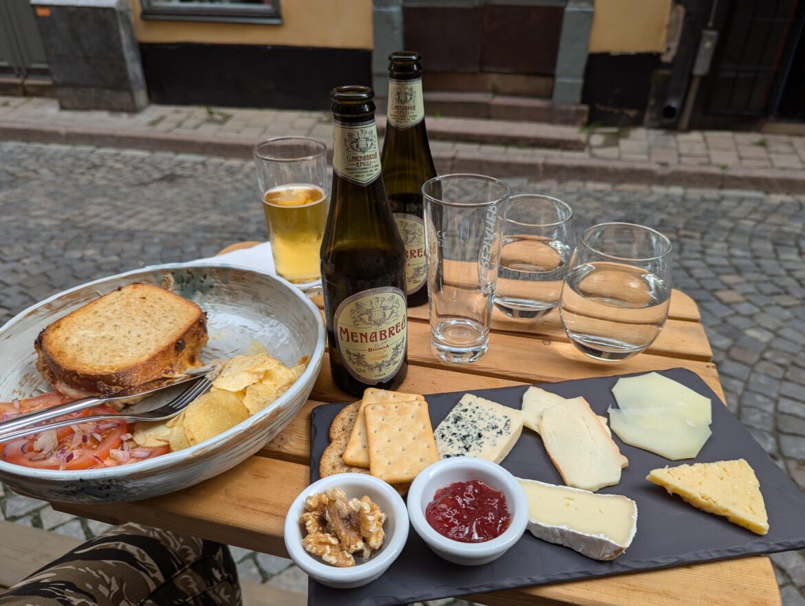 Cheese on the street somewhere in Sweden.