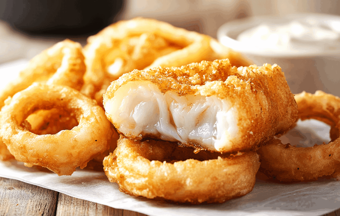 My Favorite Cod and Onion Rings Recipe – Crispy Every Time