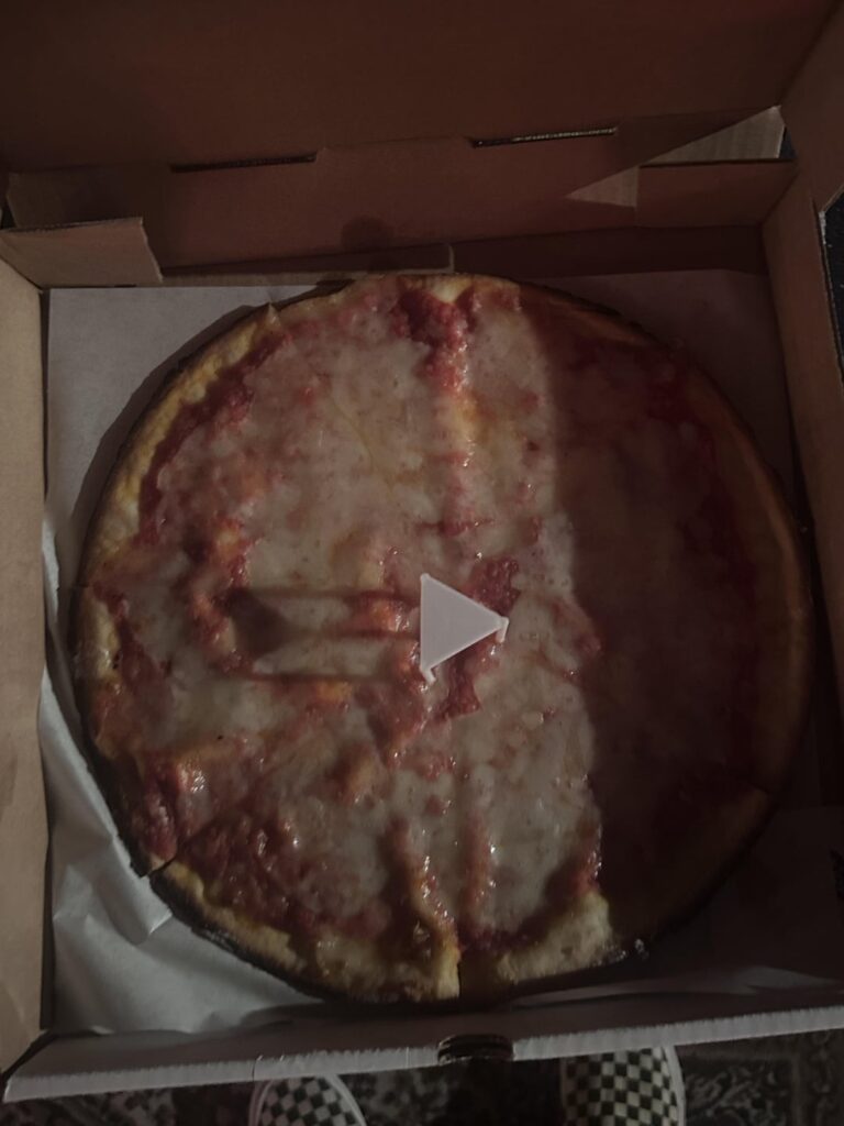 How many calories is in this 12’’ gluten free personal cheese pizza?