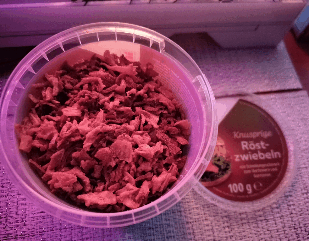 What are cooking applications with these fried onions with bacon taste