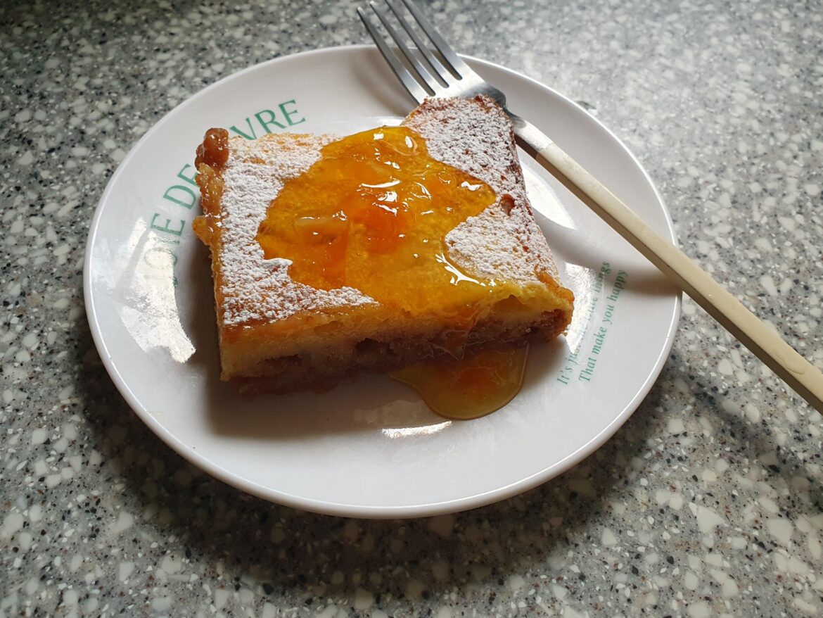 Orange bars w orange marmalade