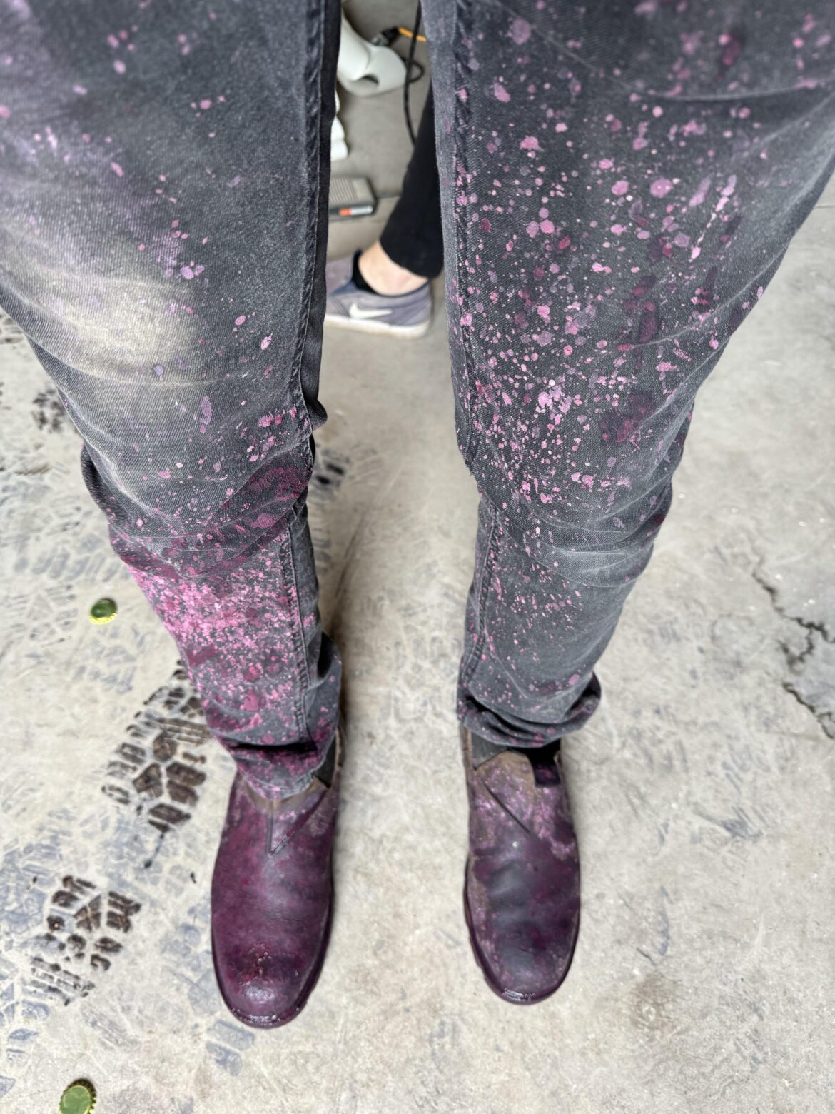 Aftermath from disgorging today