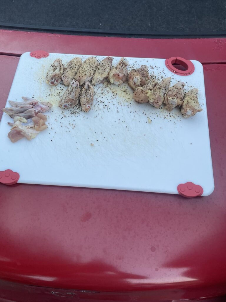 First time doing wings