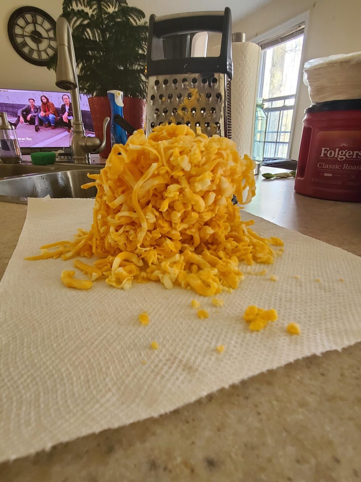 Shredded Mild Chedder and Colby Jack