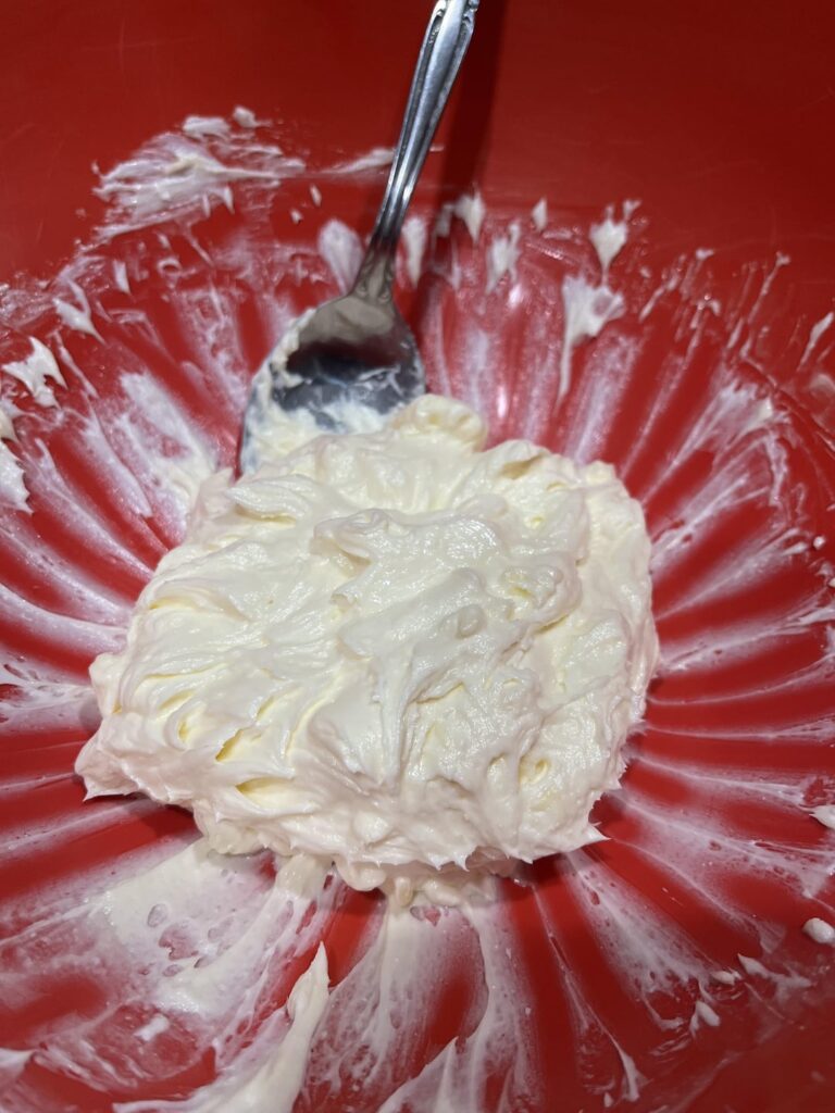 First attempt at ricotta cookies. I made a blueberry cream cheese topping for some of them. Check out that bottom!!!