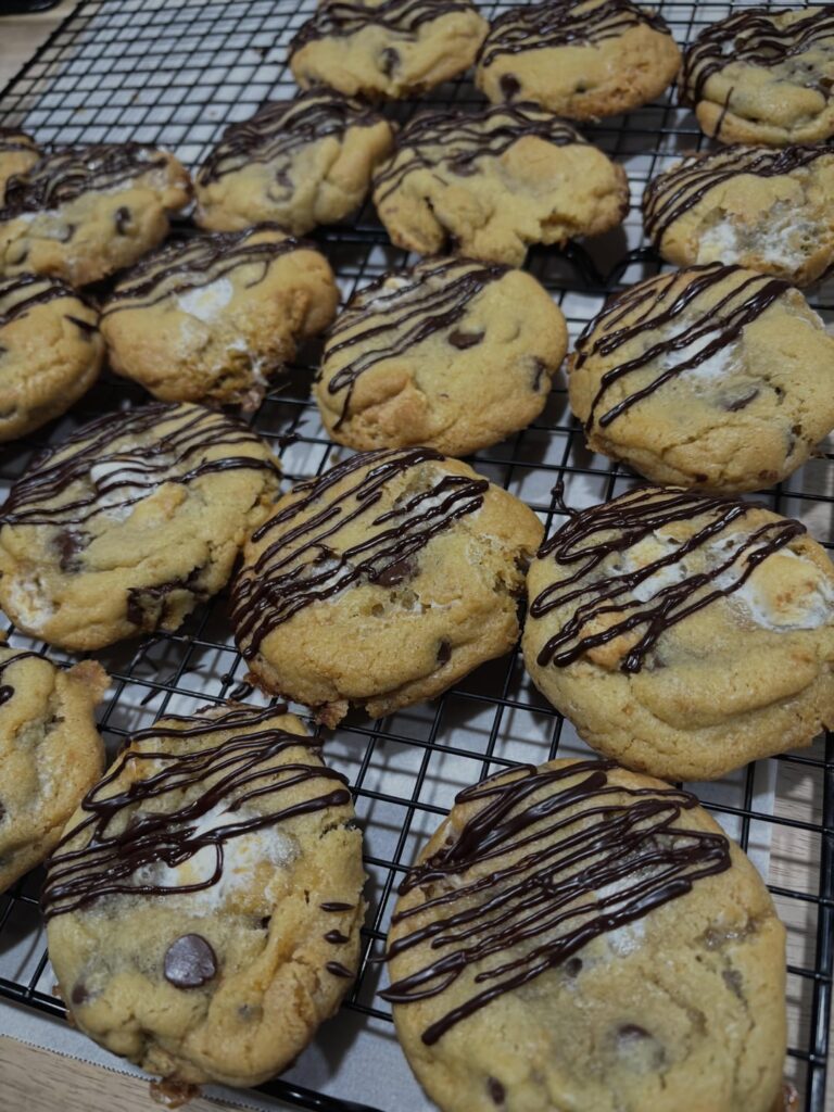 S’mores and strawberry crunch cookies!