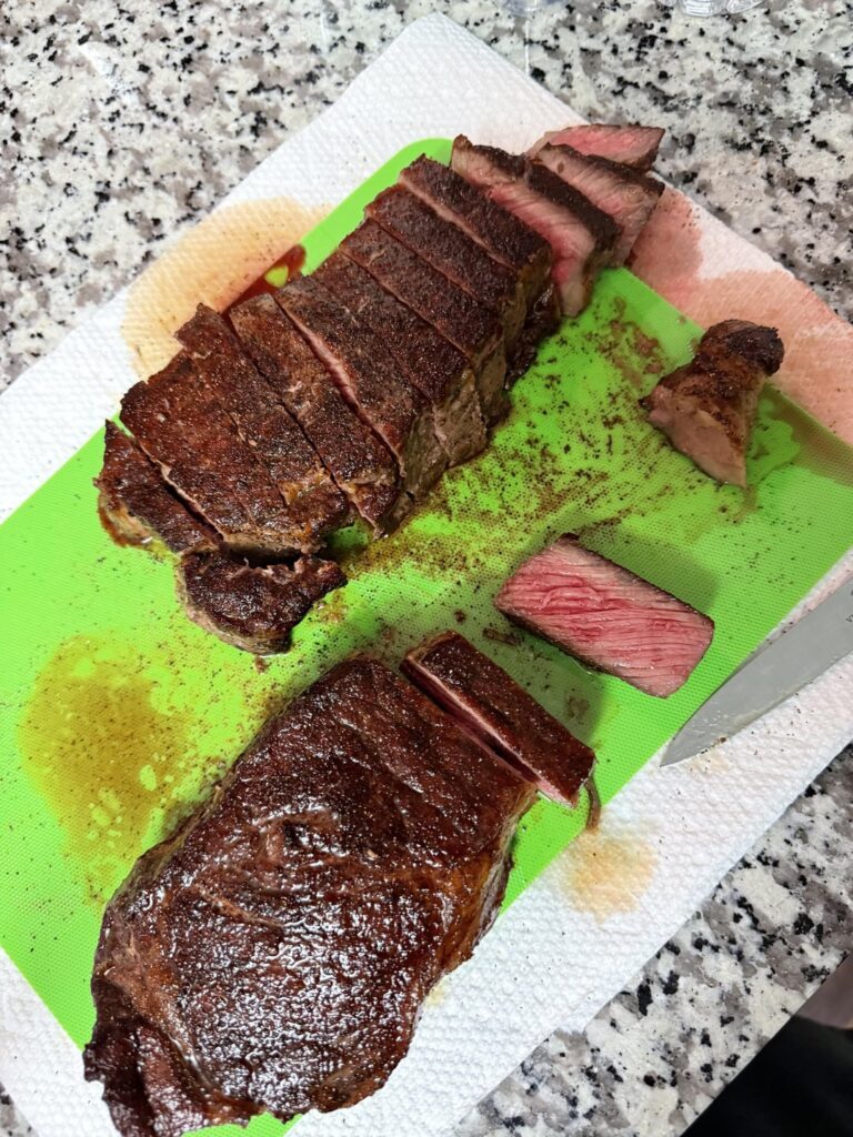 Wife finally wanted med rare steak after waiting 9 months