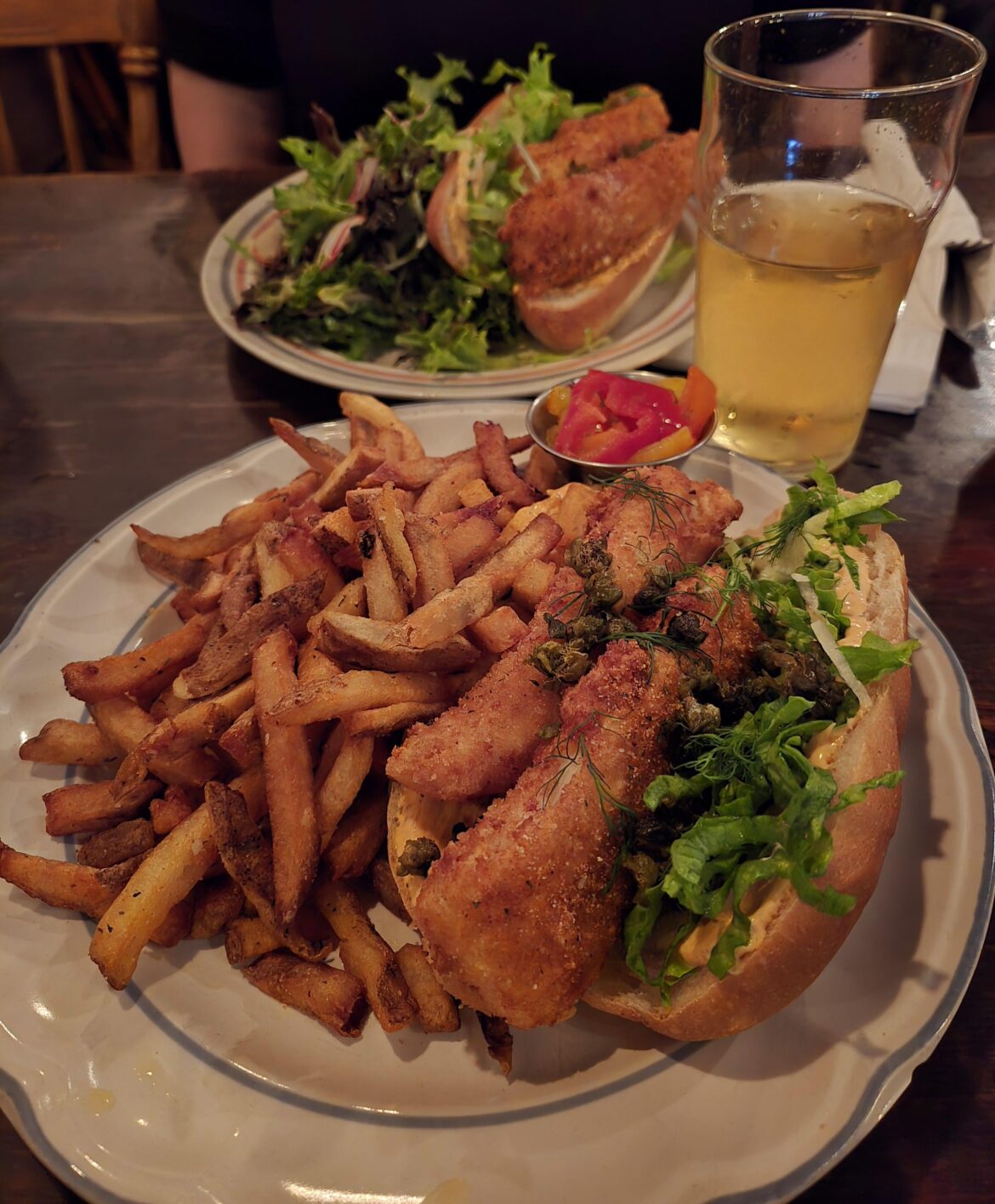 Spicy Haddock Poboy from The Wren on Danforth