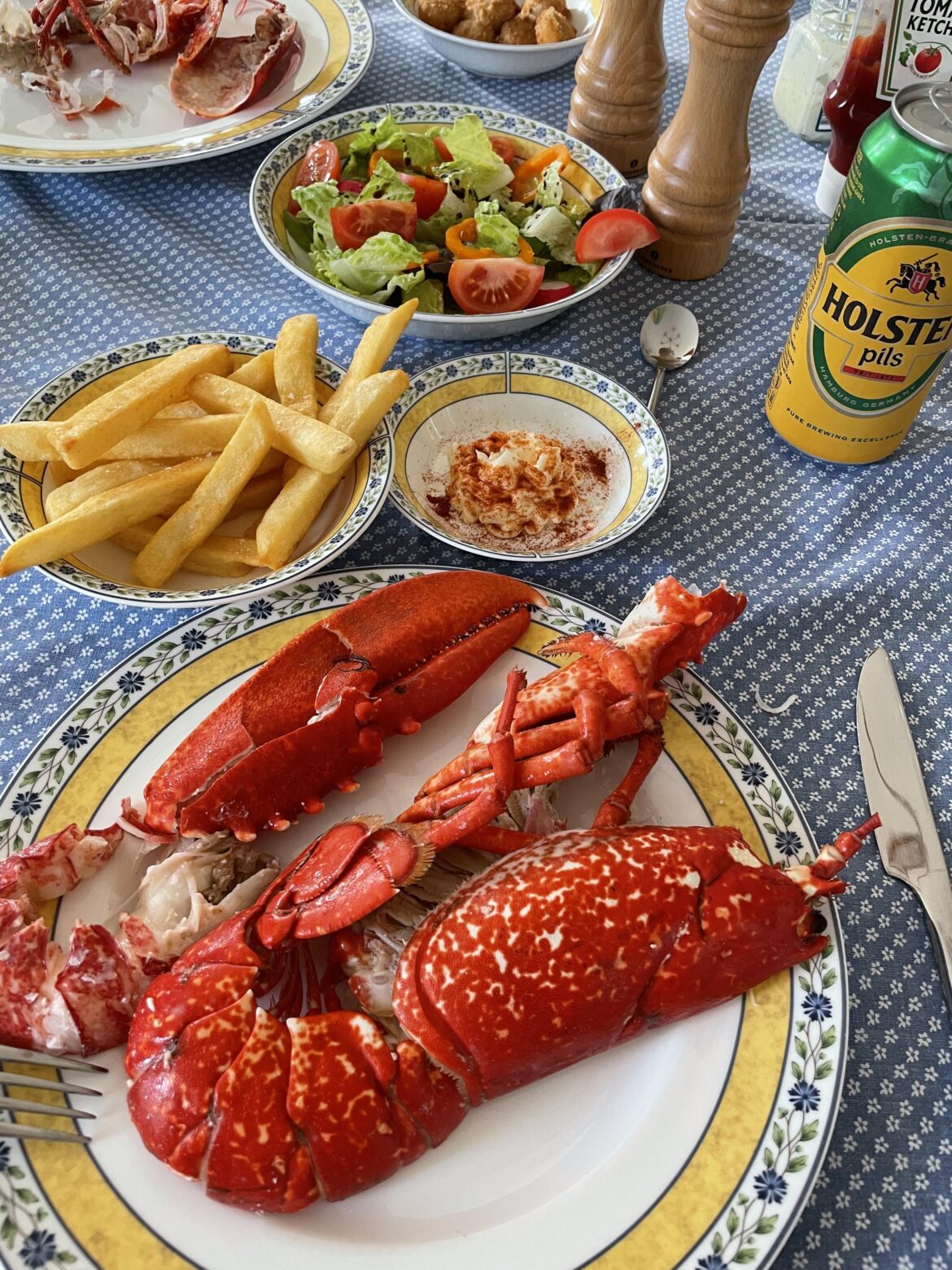 Fresh lobster for summer time