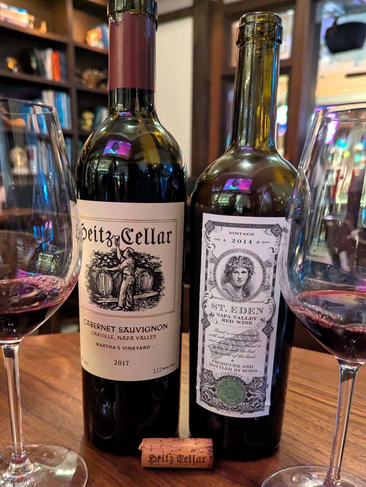 2014 BOND St. Eden + 2017 Heitz Martha's Vineyard