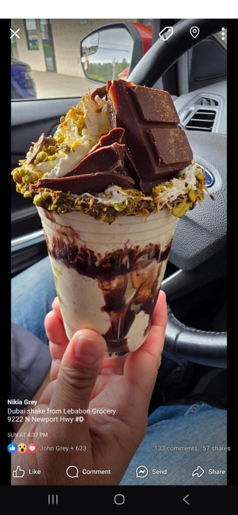 Dubai Chocolate Shake!