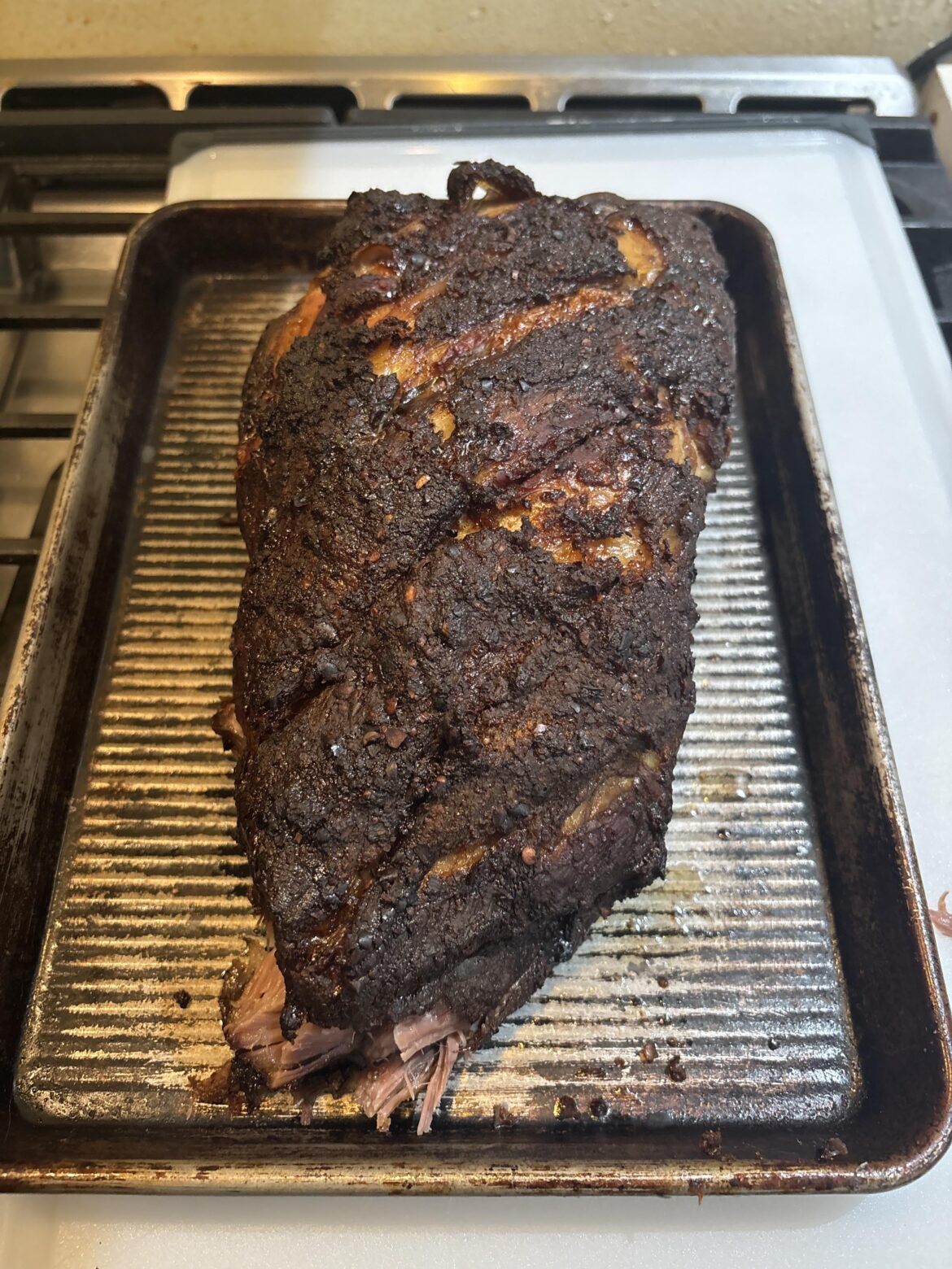 How’s it look? Smoked Pork Butt!