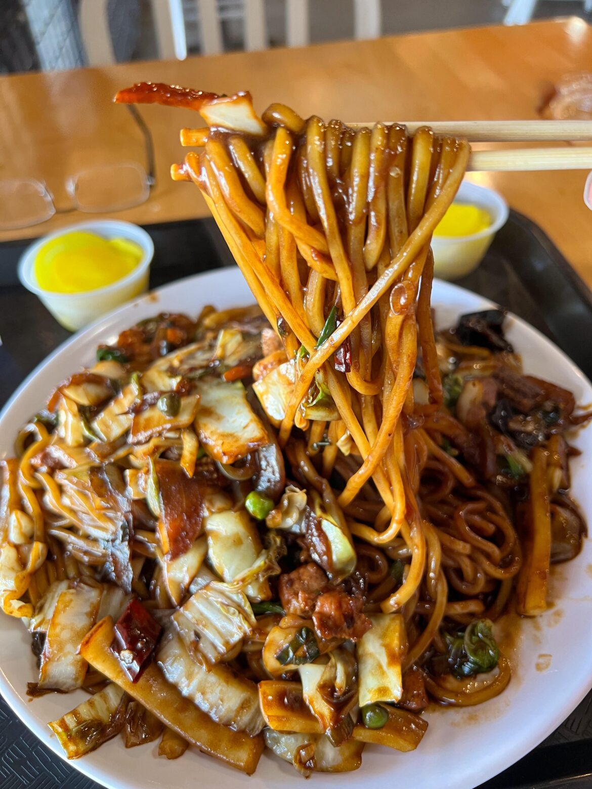 Stir fried jajangmyeon