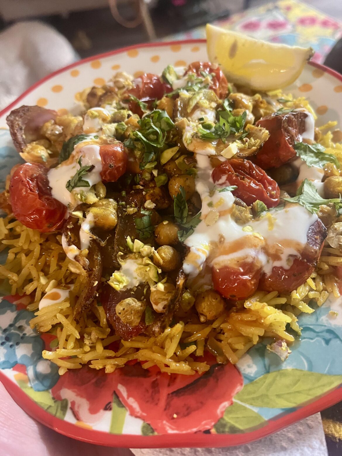 Shawarma Chickpea Bowl