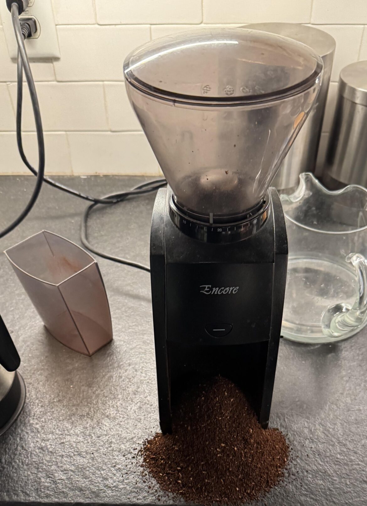 I hate it when that happens. But I love my grinder!