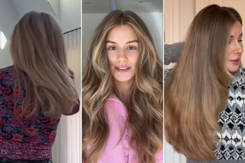 Kaitlyn Davis before and after hair transformation