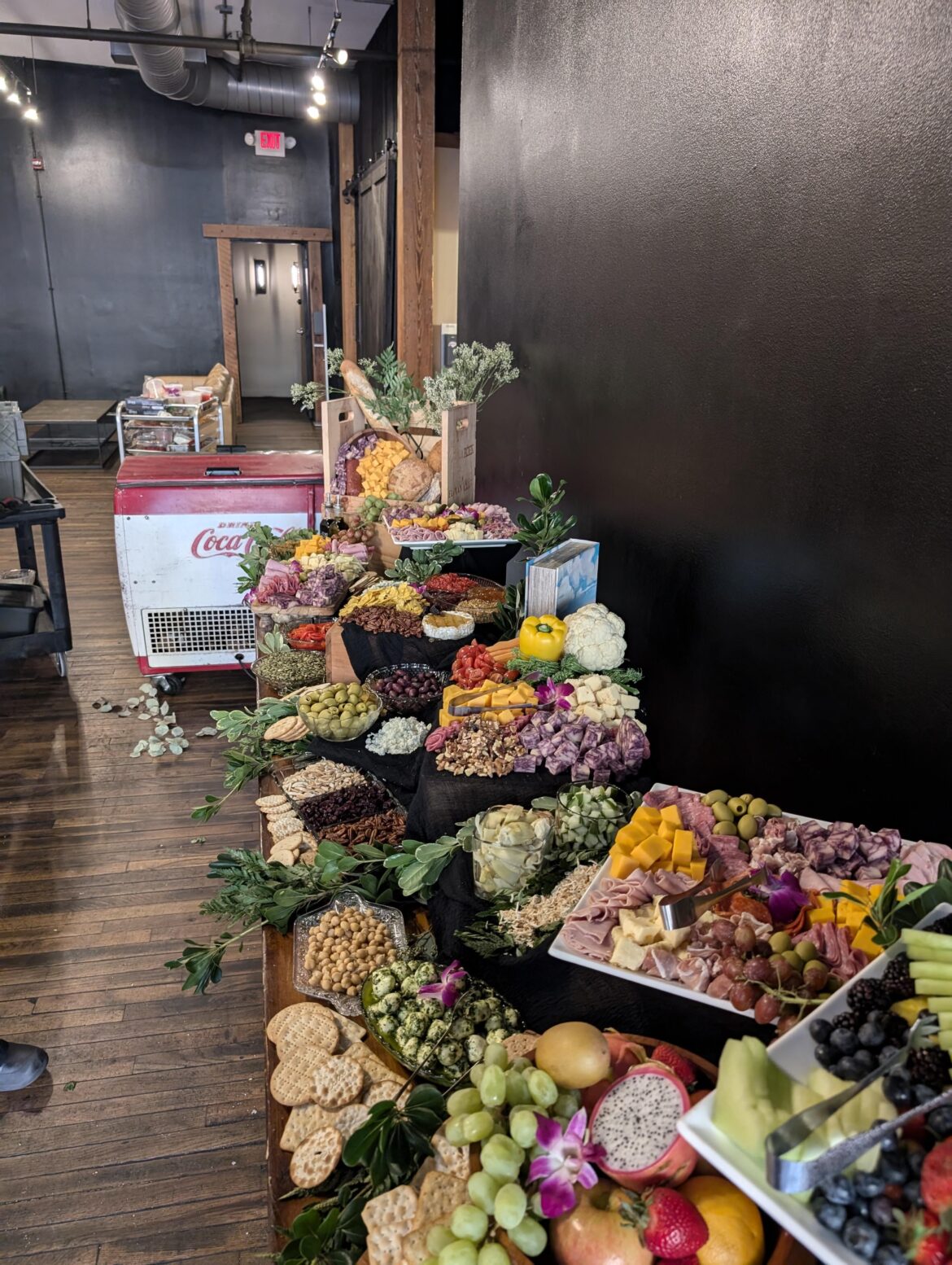 Charcuterie table I did for a sorority party