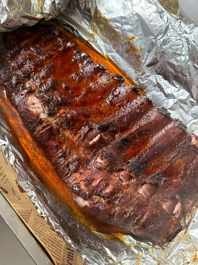 First try at roasted pork ribs