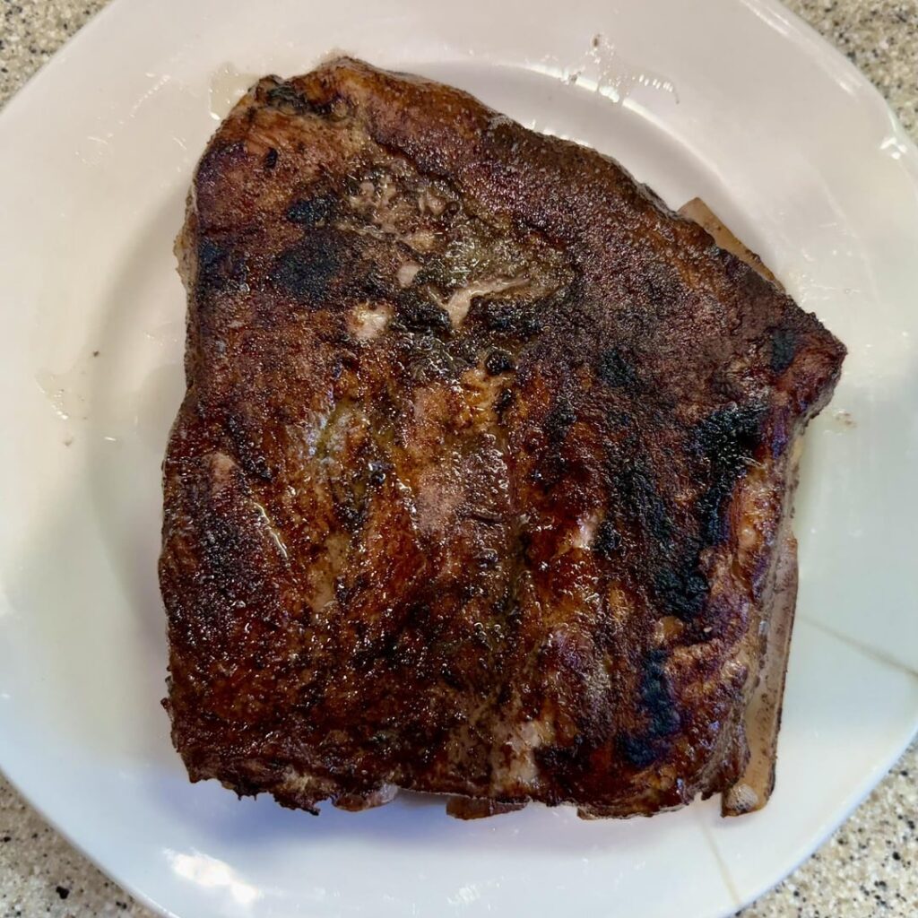 Cheated and sous-vided ribs