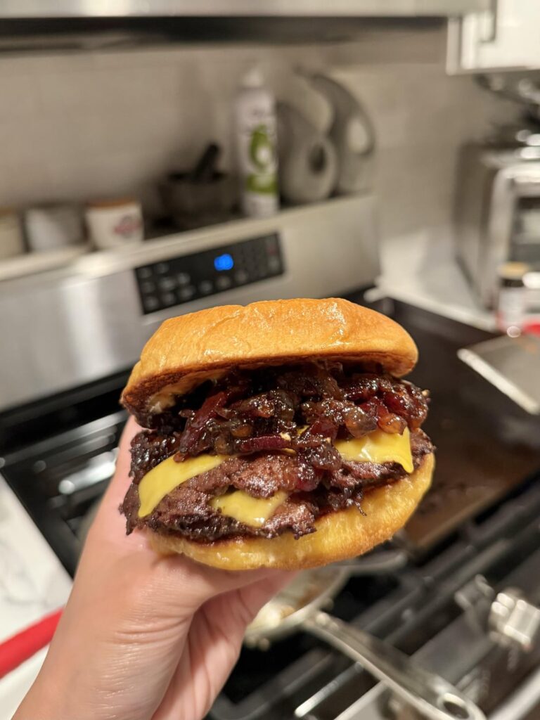 Rate my first smashburger!