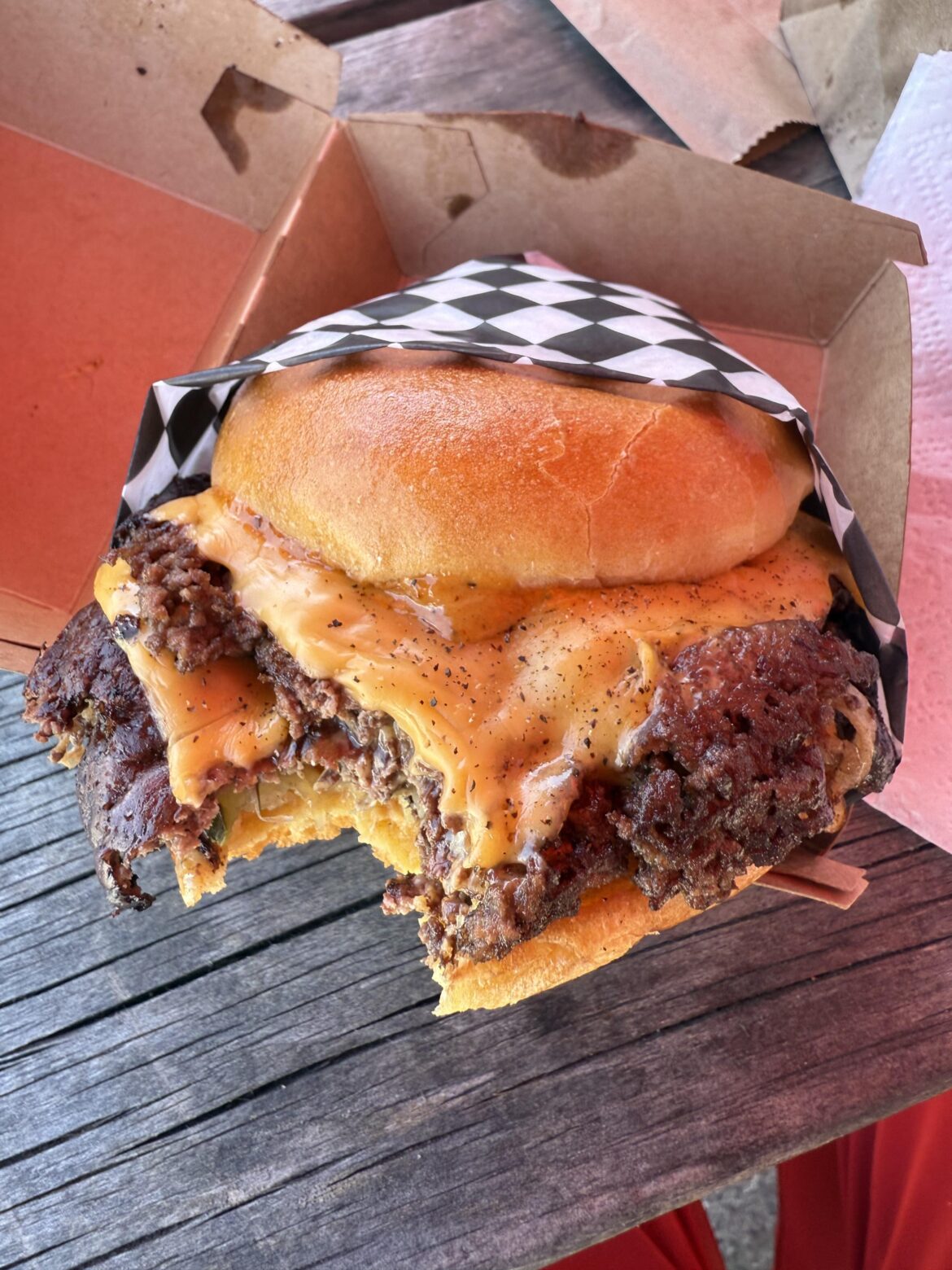 Satisfying smash burger as Smash Daddy food truck [Ottawa]
