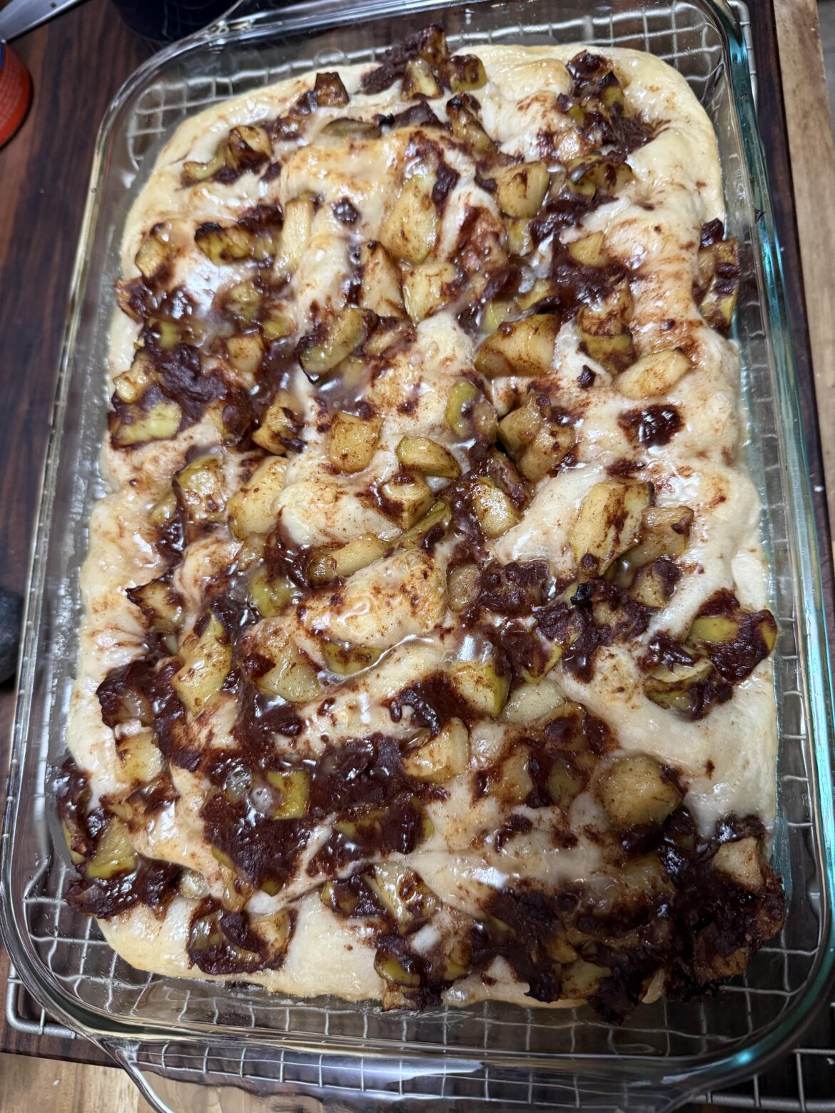 Apple Fritter Focaccia