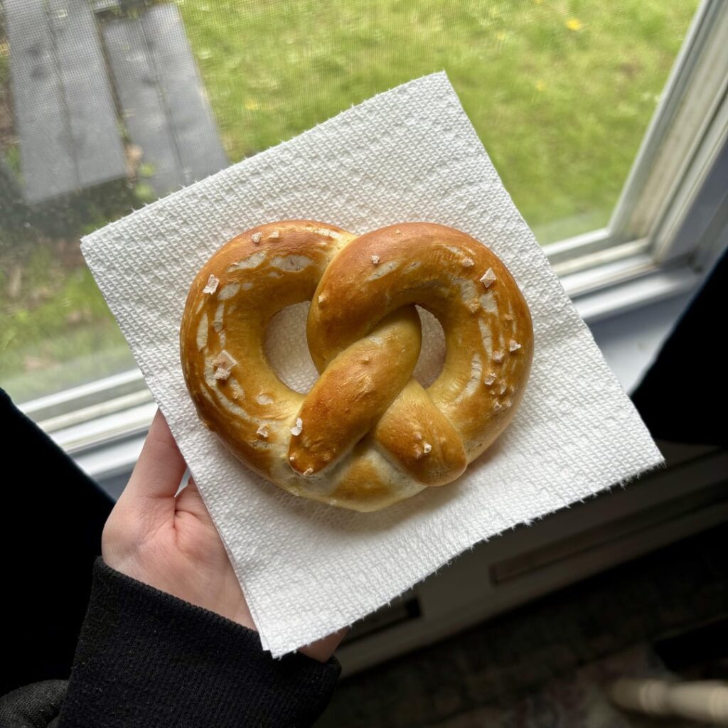 first time making pretzels!