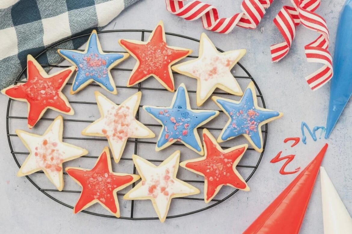 4th of July Sugar Cookies Recipe with Popping Candy