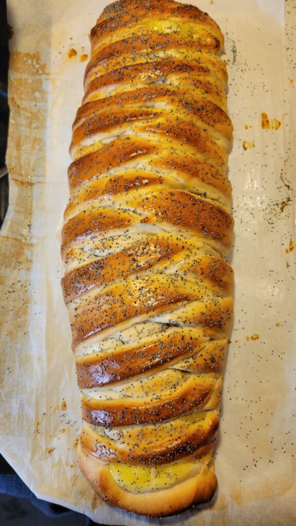 I made my mom this braided lemon bread for Mom's day. I can't wait to try!