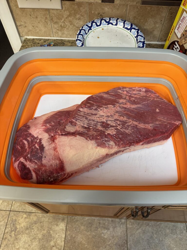 First brisket in the KJ! So far so good!