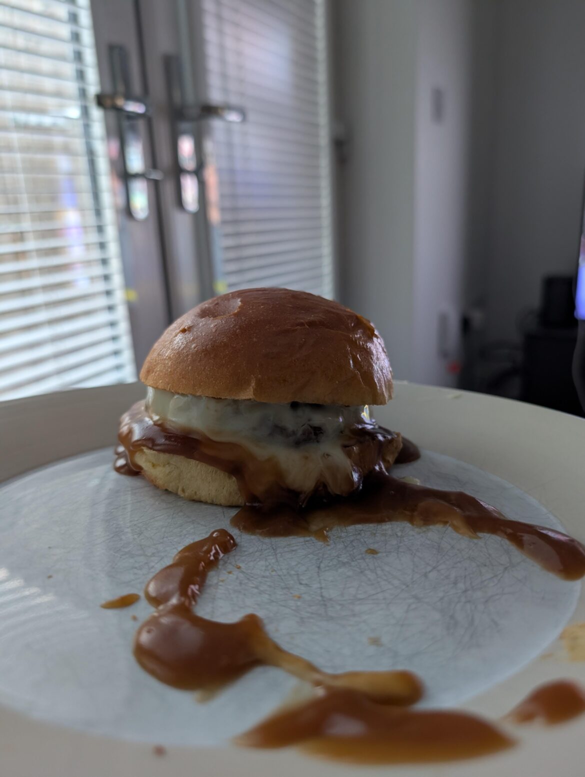 Try it before you judge...gravy cheeseburger 👀