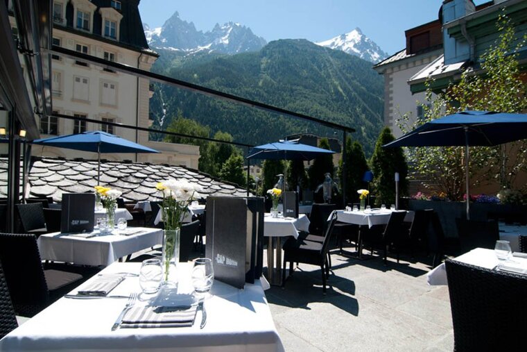 Le Cap Horn Restaurant, Chamonix - Centre restaurant terrasse