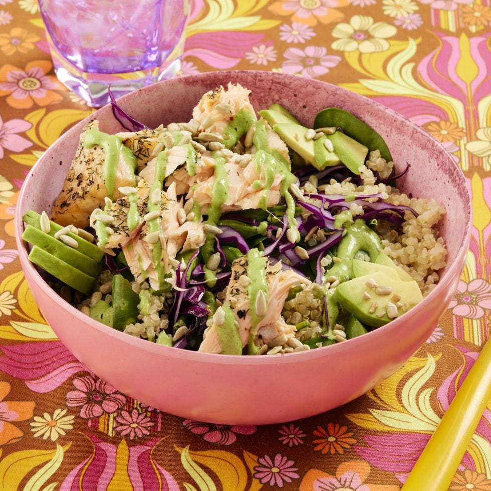 leftover salmon recipes green goddess salmon grain bowls