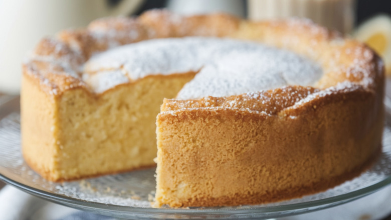 Lemon ricotta torte