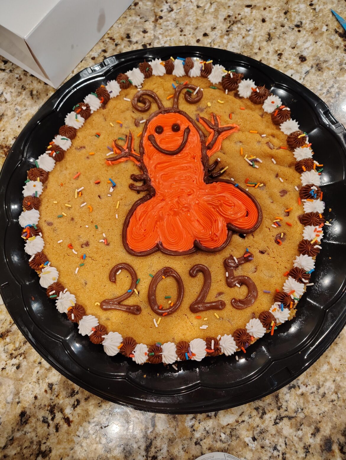 My first home made cookie cake!
