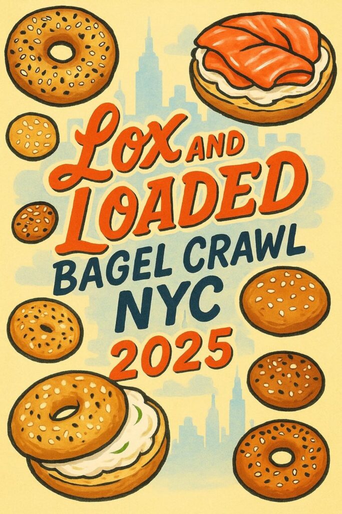 Homemade bagel crawl