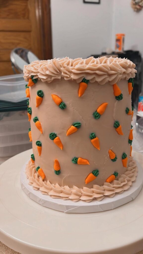 Carrot cake for my moms birthday 🫶🏽