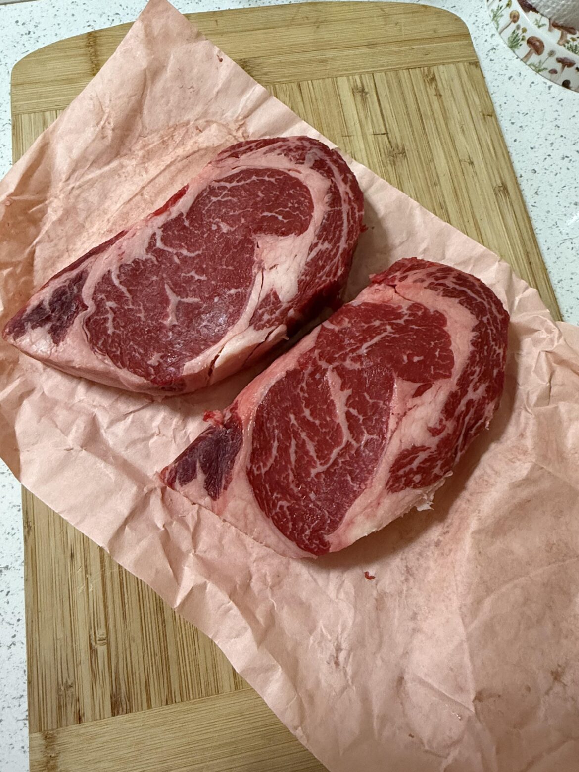 Celebrating 8 years clean today, my wife picked up some steaks