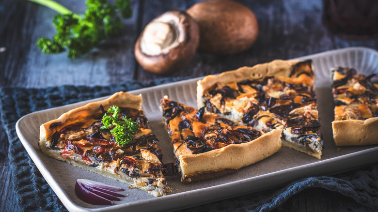 Mushroom flatbread