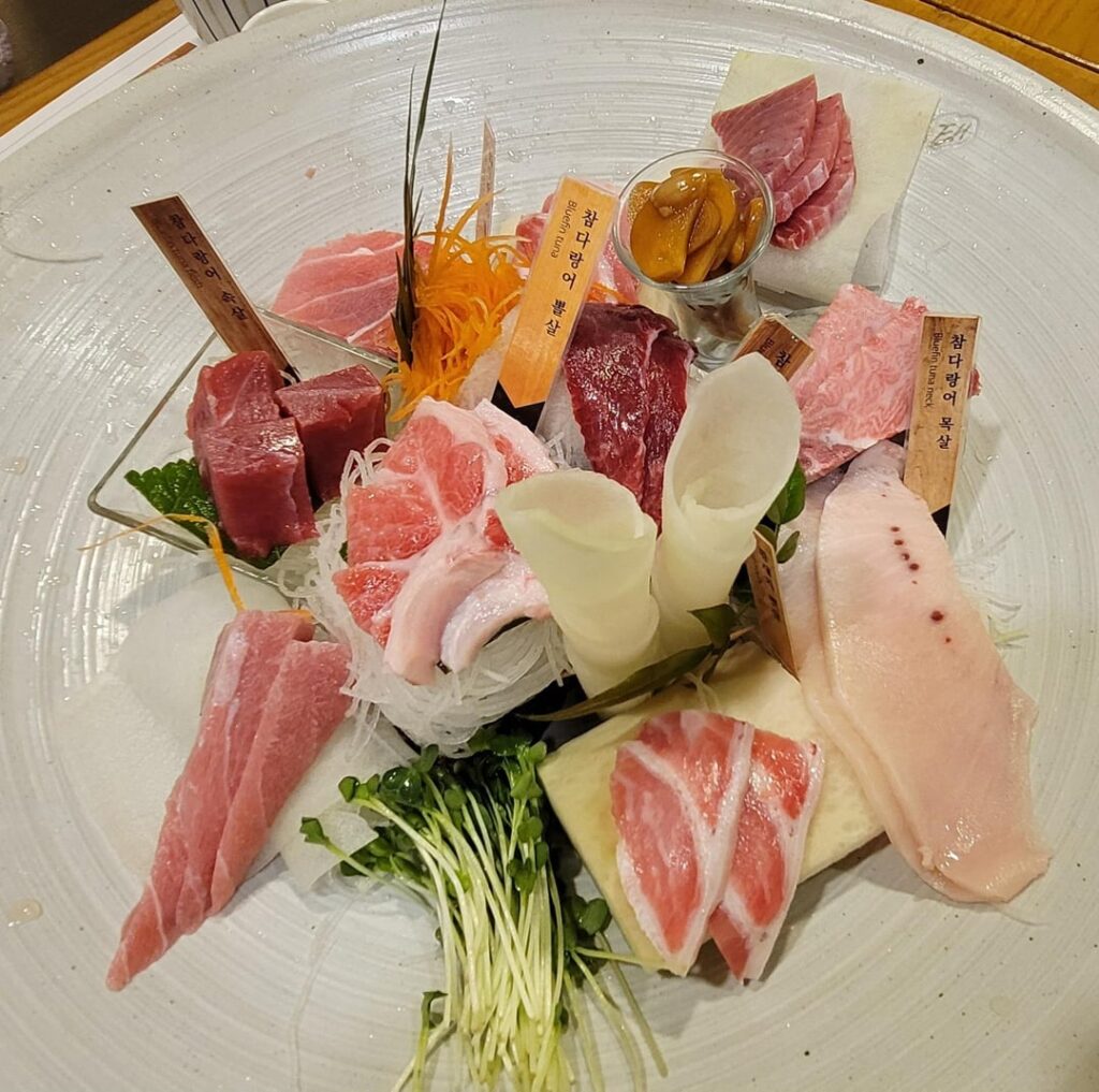 From a Tuna course meal in Busan