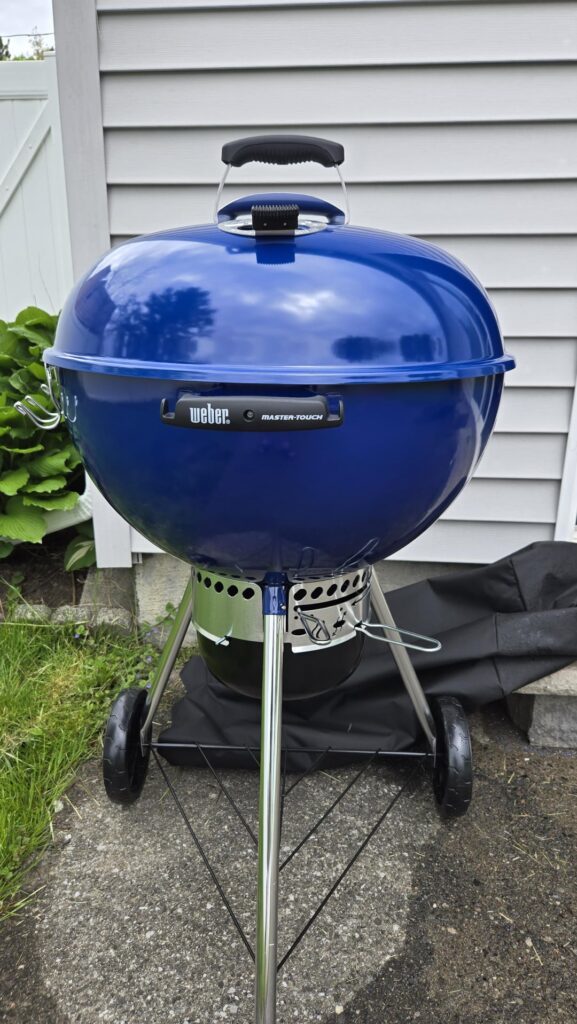 First grill on the master touch 22"!