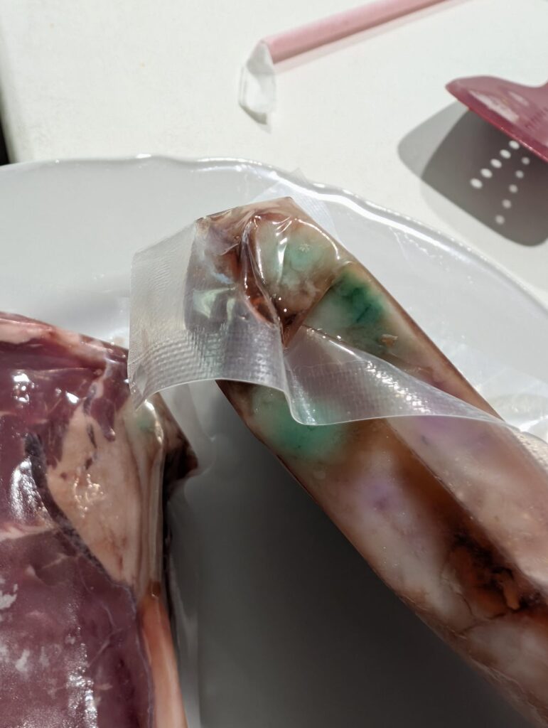 What's the green on my steak?